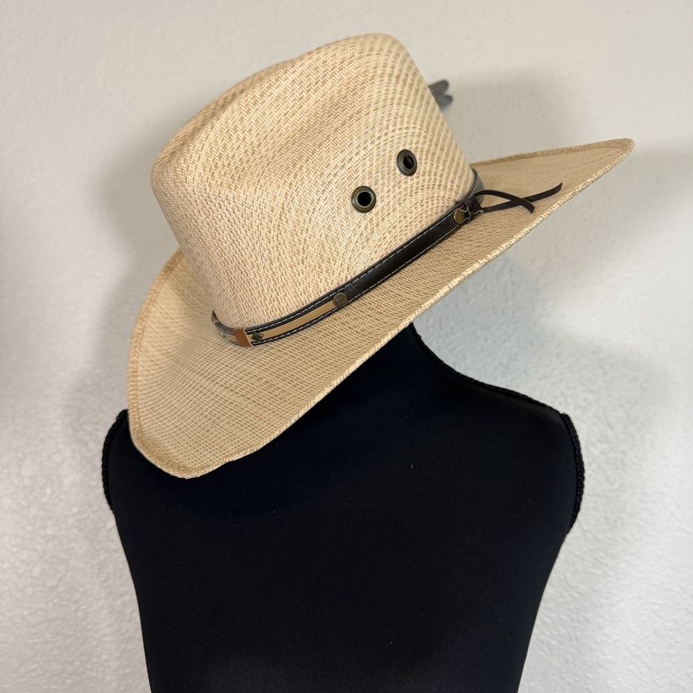 Summer Romero Tornasol Straw Hats Mexico Size Medium Beach Travel Western Ranch